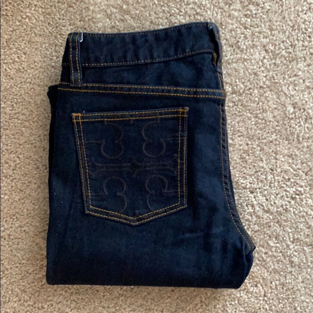 Tory Burch Dark Wash Jeans